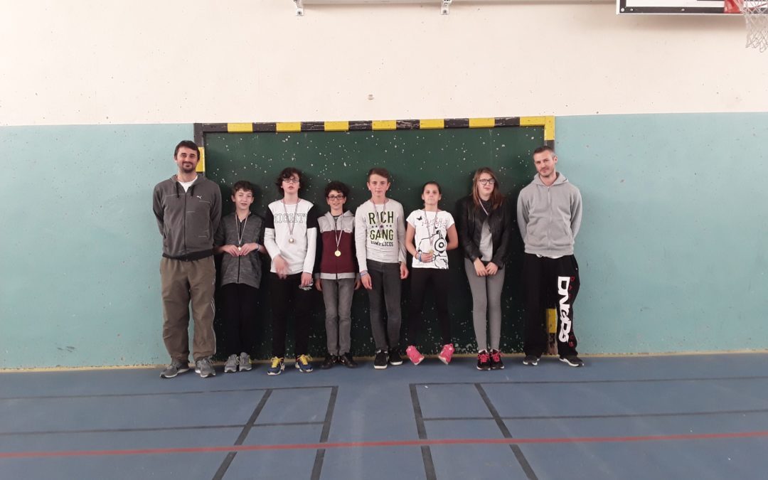 Tournoi de badminton du mercredi 29 mars…Résultats!