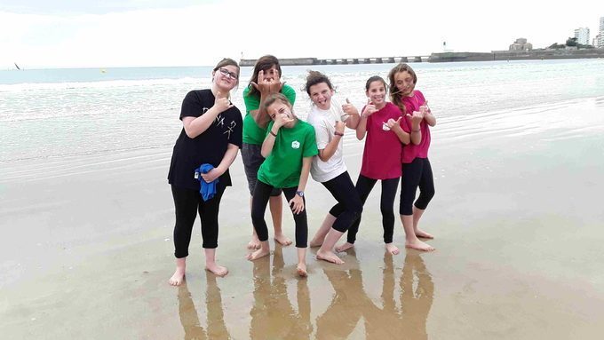 3 mai 2017- beach soccer féminin sur la plage des Sables!