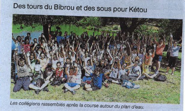 Course solidaire pour Kétou